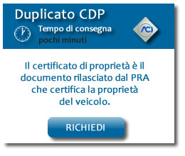 duplicato certificato proprietà